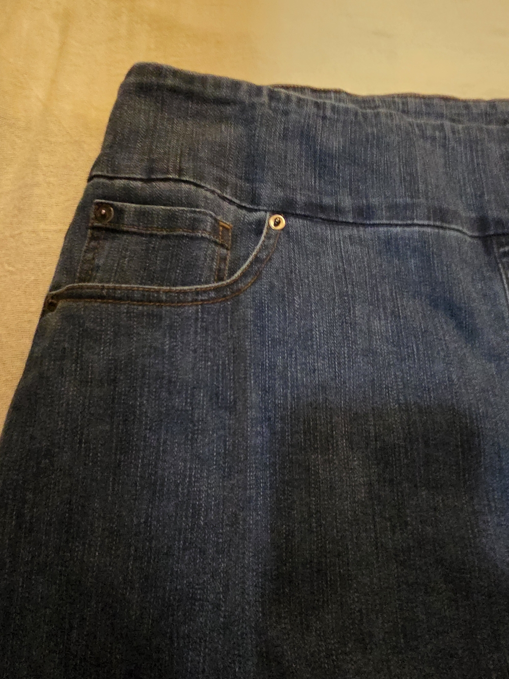 Chadwicks Embroidered Denim Jean Skirt Women's Size 14 - Picture 5 of 8